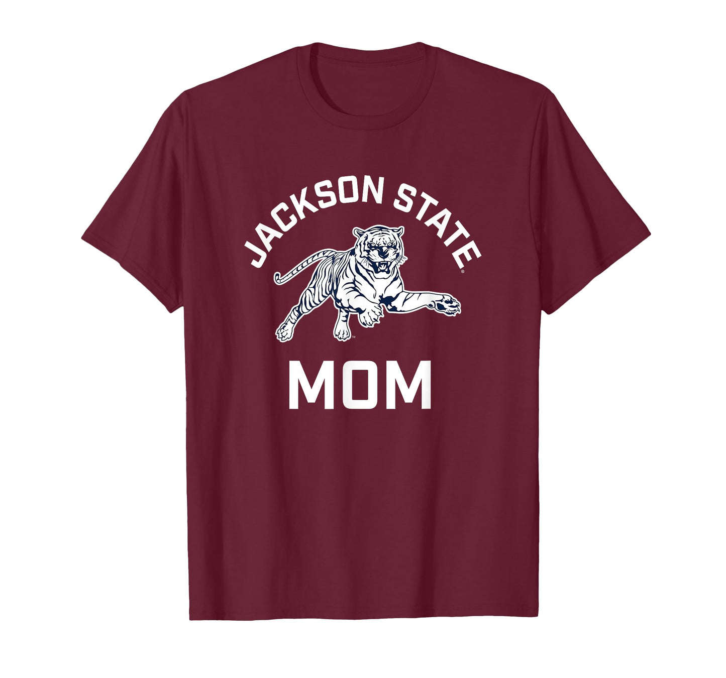 Jackson State University Tigers Arched Mom T-Shirt