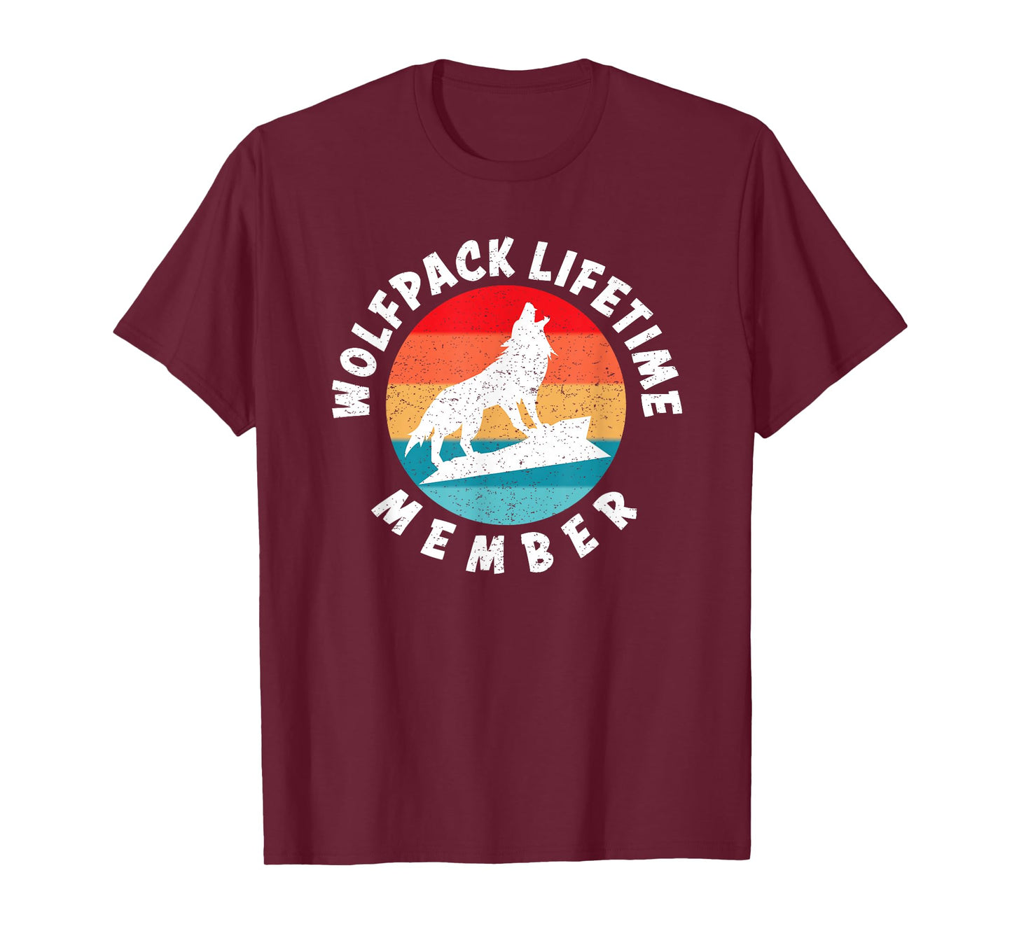 Wolfpack Lifetime Member Team for Wolf Lovers Gift T-Shirt
