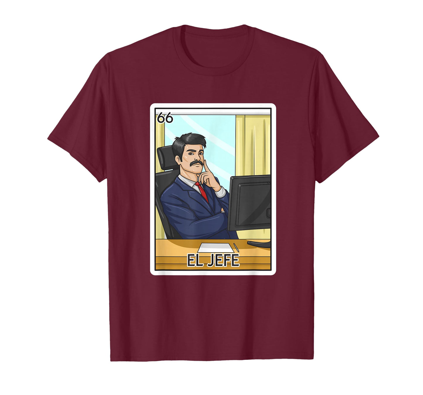 El Jefe Gift The Boss Card Mexican Lottery The Chief Card T-Shirt