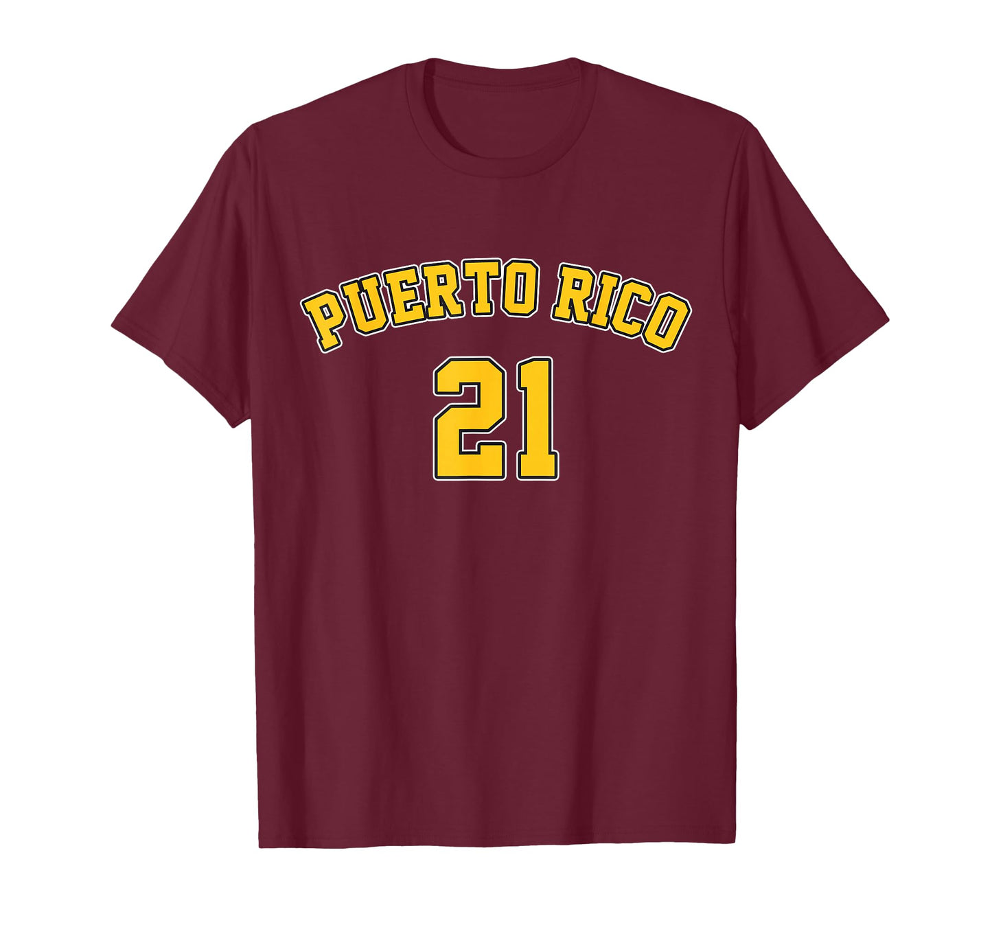 Puerto Rico Baseball 21 Santurce Boricua Baseball Fans T-Shirt