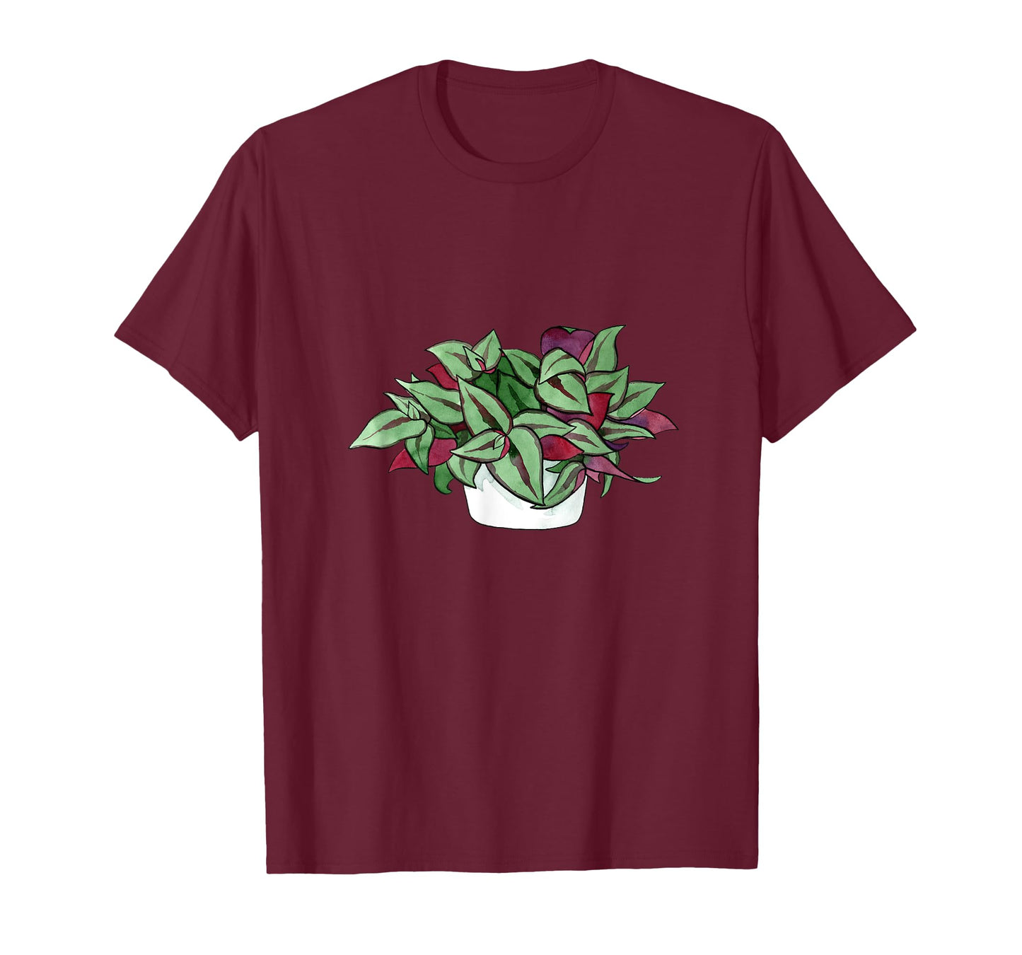 Wandering Jew Plant House Purple Heart Secretia Queen T-Shirt