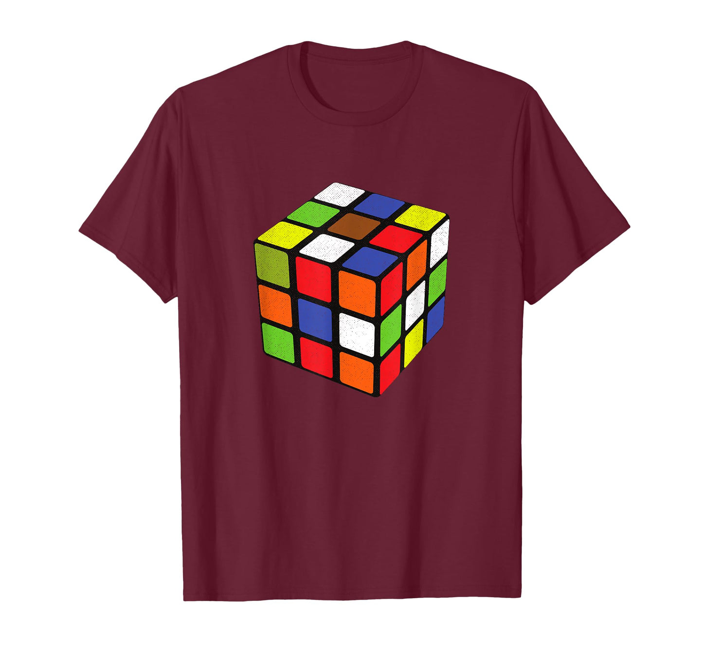 Rubiks Cube Colorful 3x3 Cube Math Game Speed Cubing Puzzle T-Shirt
