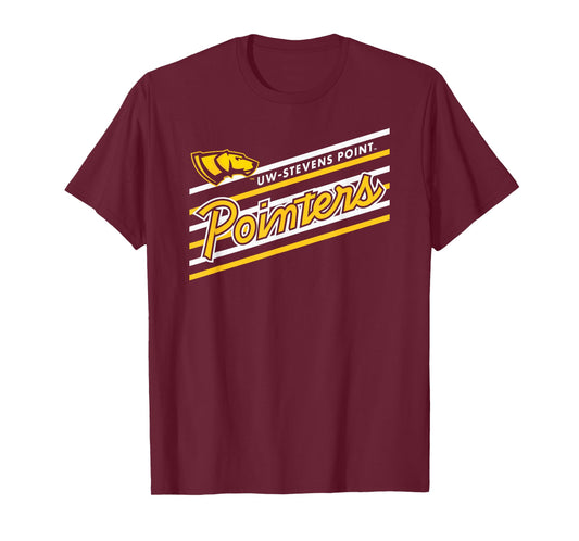 Wisconsin Stevens Point Pointers Retro Performer Purple T-Shirt