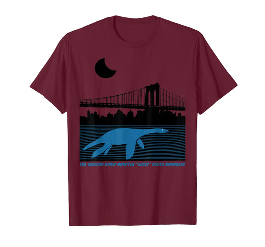 KIPSY (The Hudson River Monster Visits Brooklyn Bridge) T-Shirt