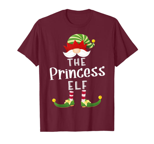 Princess Elf Group Christmas Funny Pajama Party T-Shirt