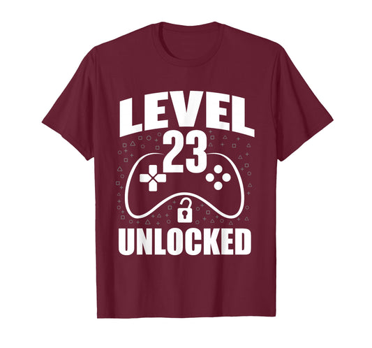 23rd Birthday Gaming Gamer 23 Years Old Bday T-Shirt