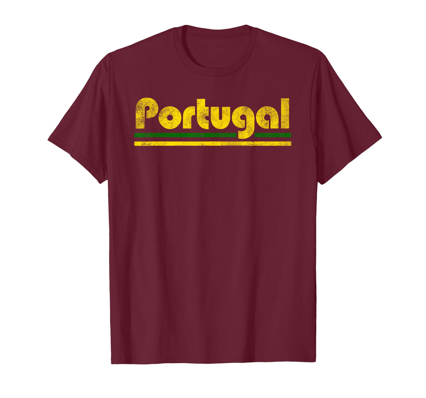 Portugal Fan Retro Vintage Flag T-Shirt T-Shirt