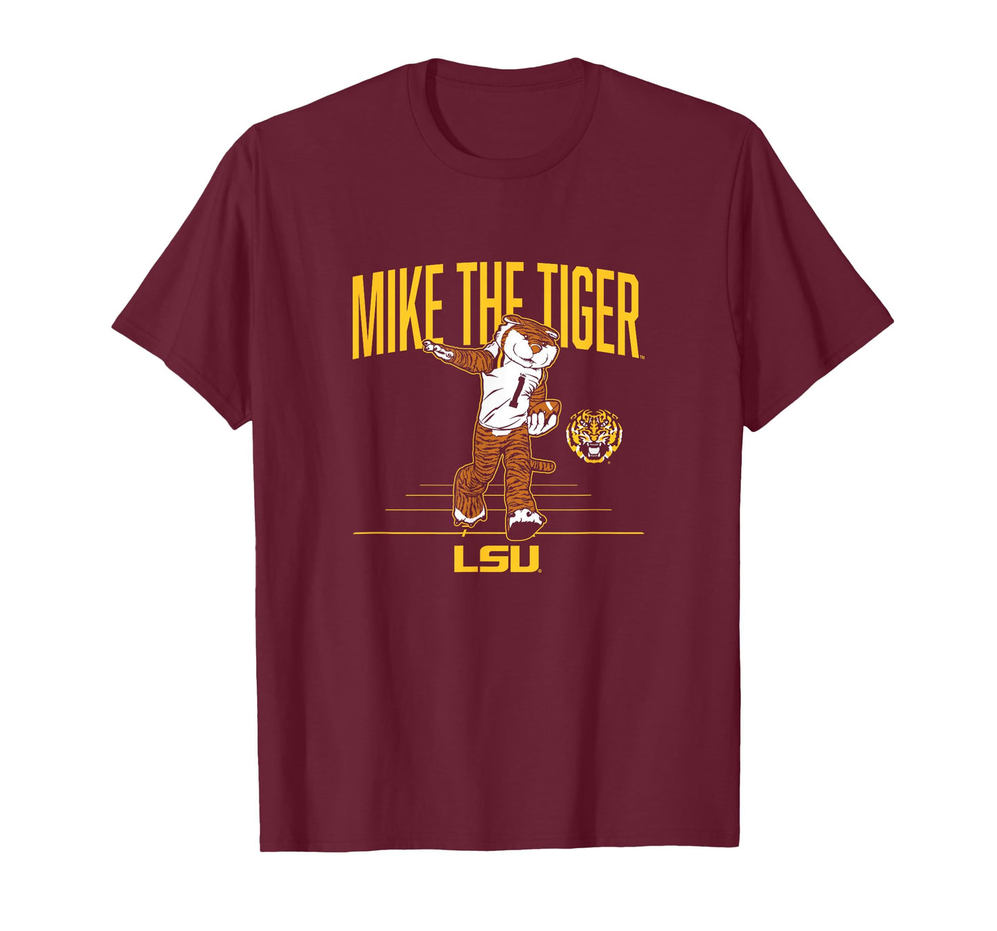 LSU Tigers Football: Mike the Tiger Mascot T-Shirt