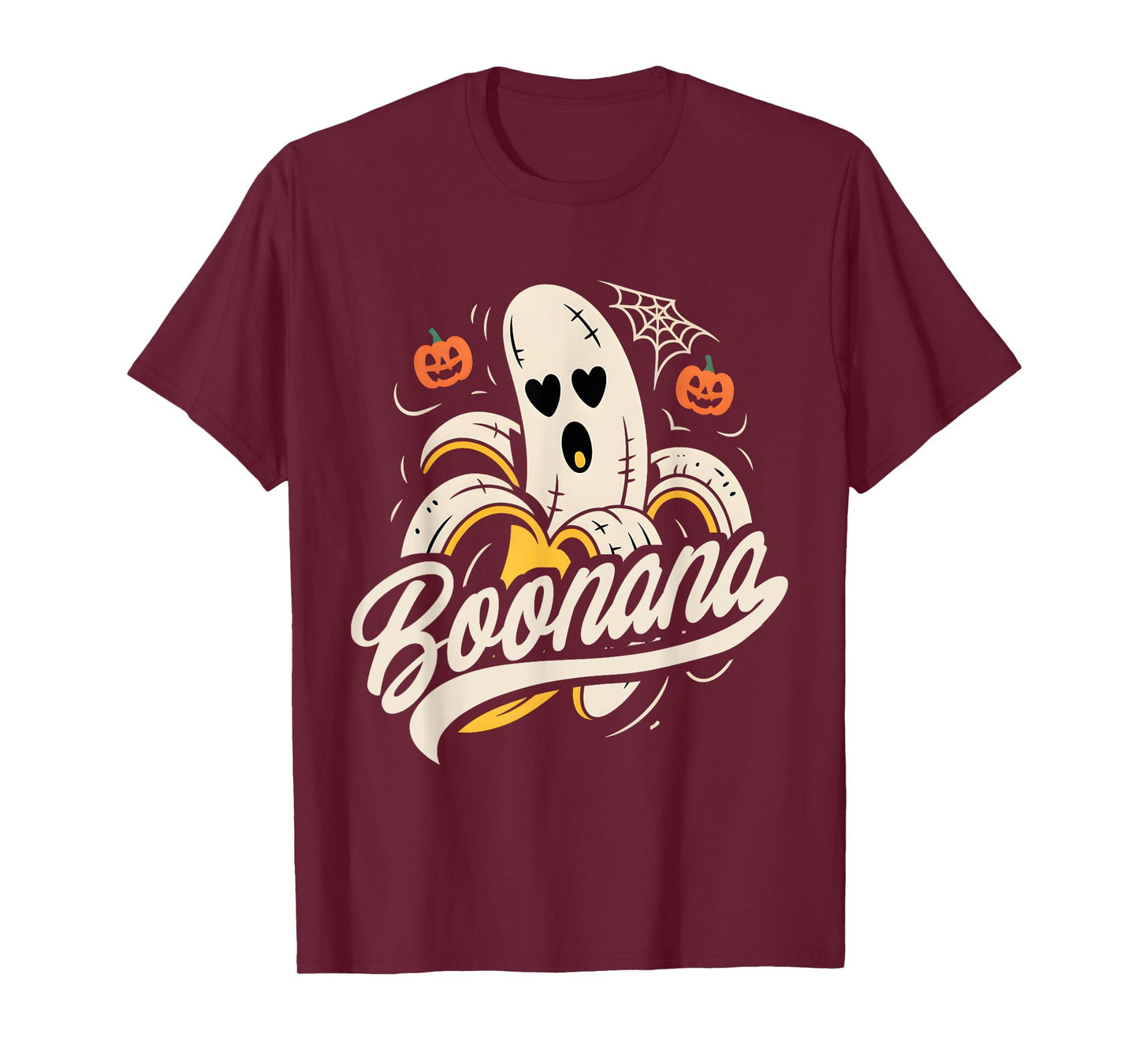 Boonana Banana Ghost Funny Halloween Shirt – Cute Spooky T-Shirt