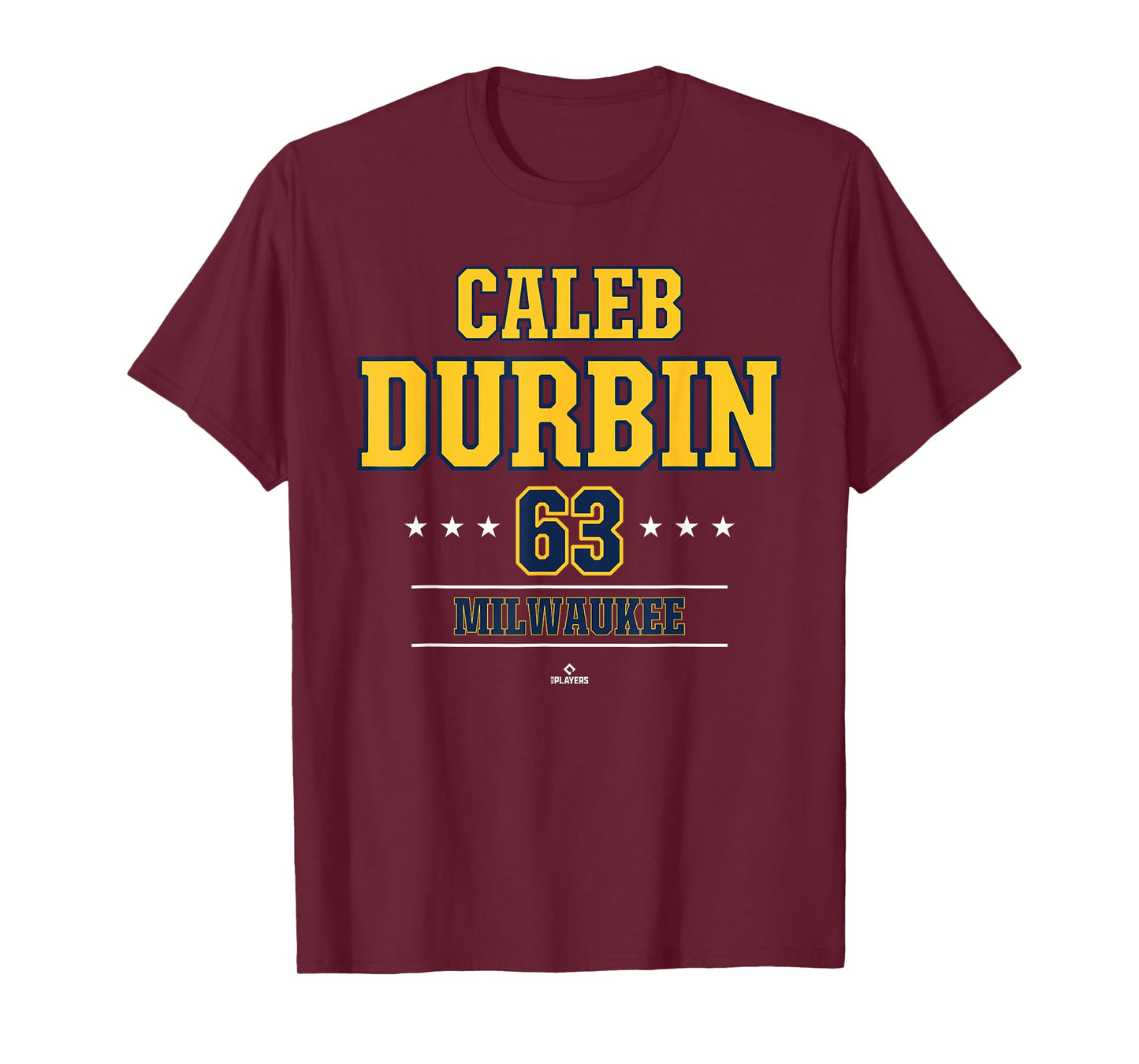 Baseball Star Caleb Durbin Milwaukee MLBPA T-Shirt