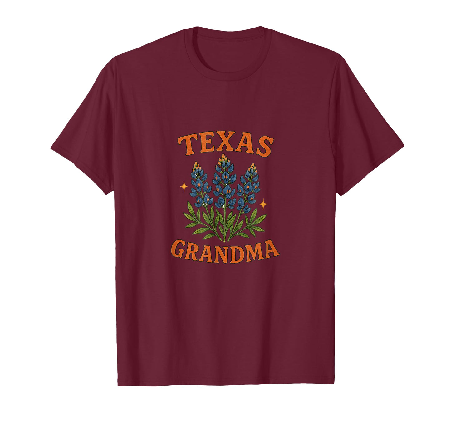 Texas Grandma Bluebonnet Pride Lone Star State Flowers T-Shirt