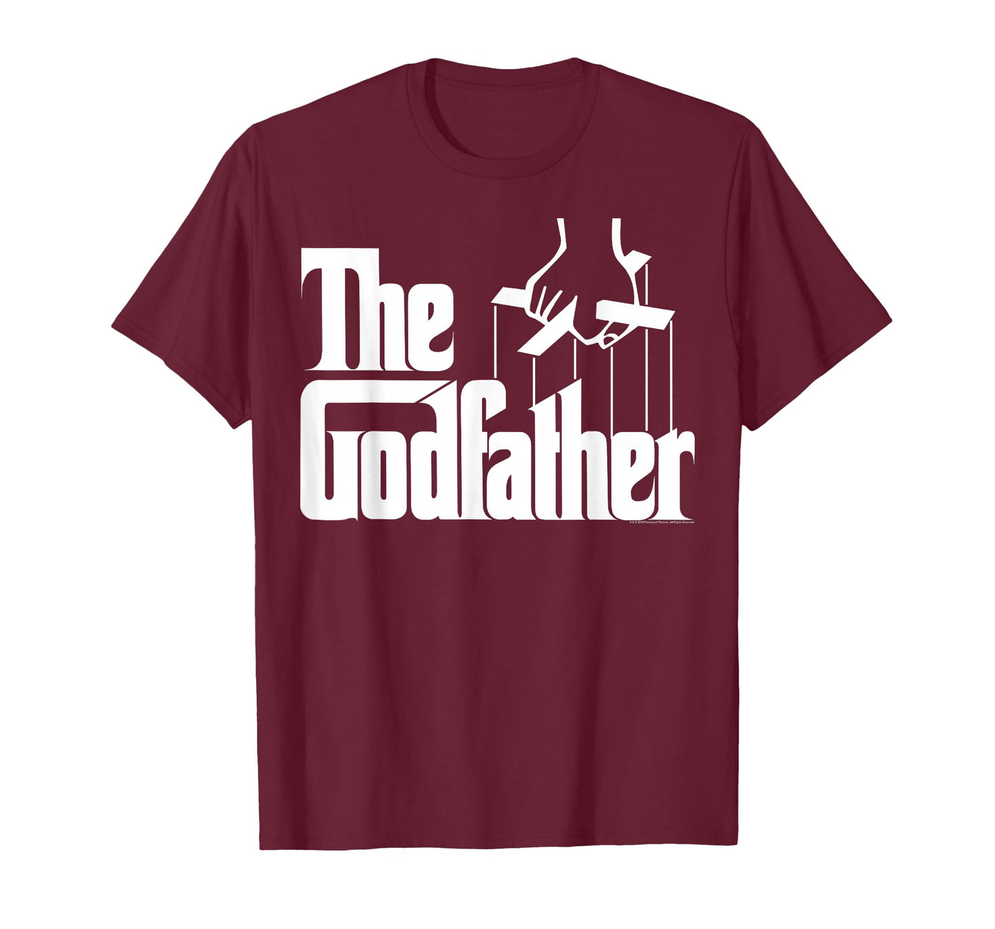 The Godfather Original White Title Logo T-Shirt Small