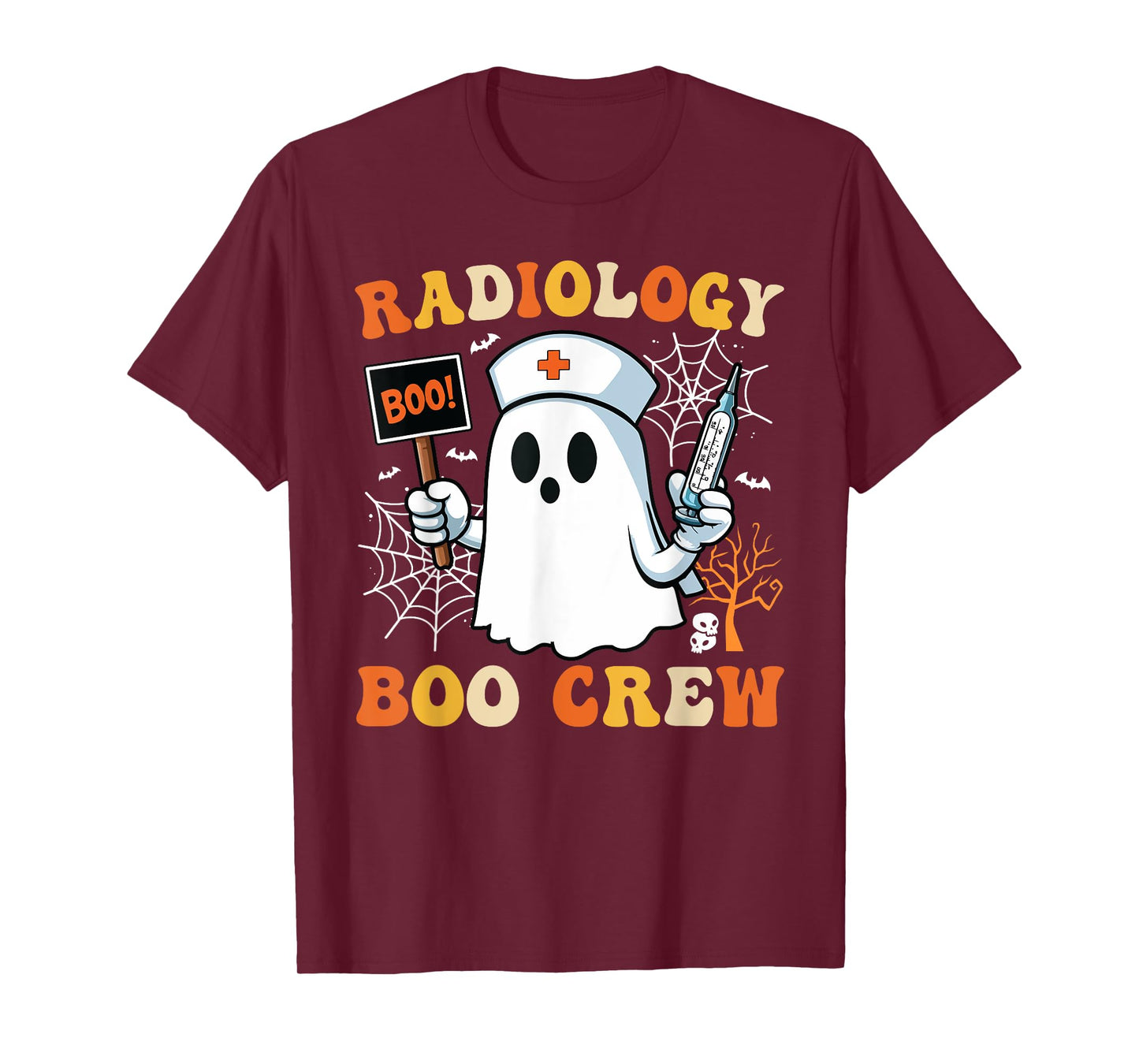 Radiology Boo Crew Funny Spooky Nurse Halloween Costume T-Shirt
