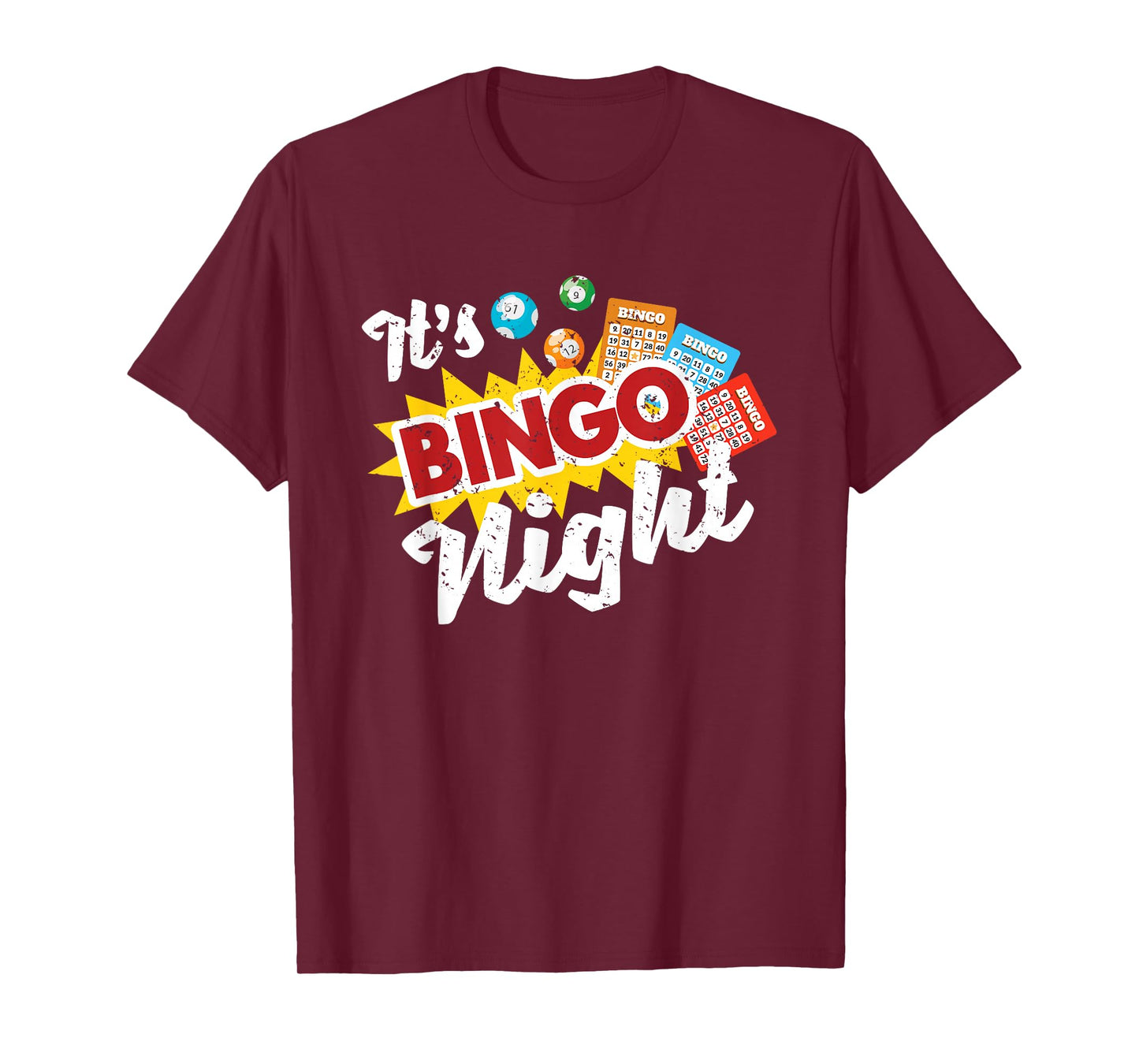 It's Bingo Night Gambling Bingo Player Funny Bingo T-Shirt