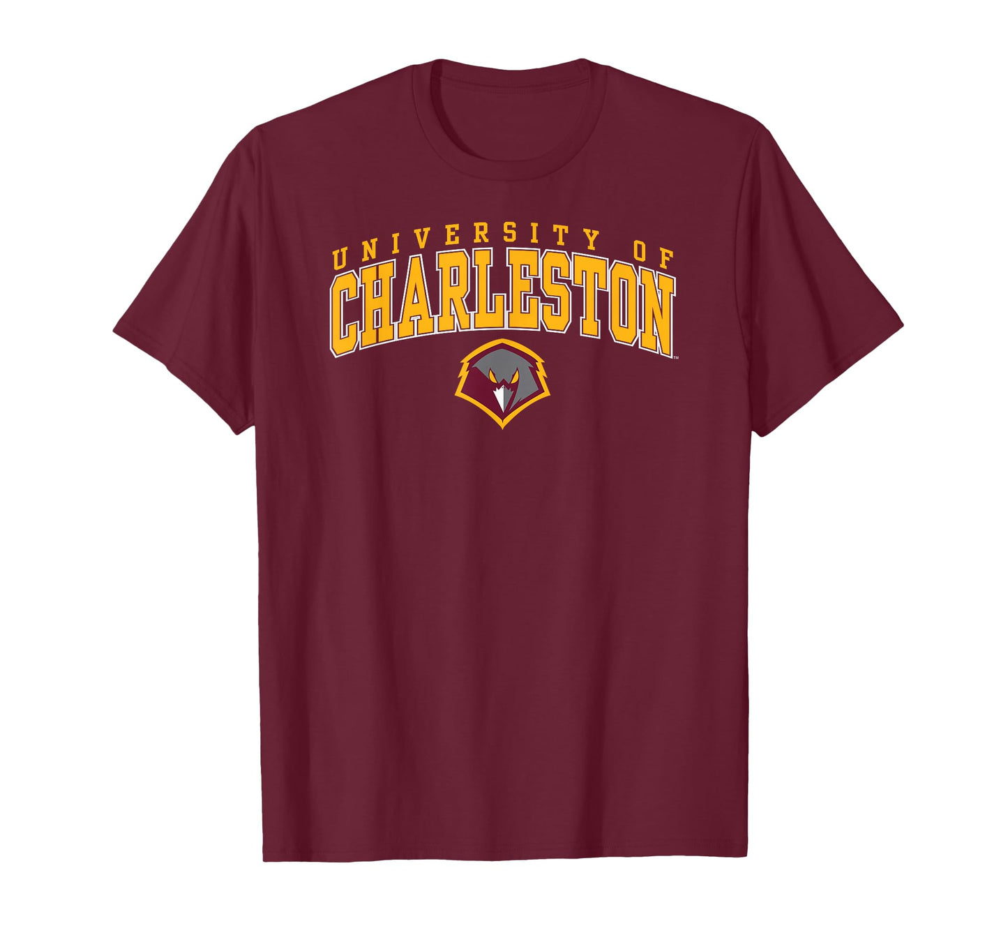 Charleston Golden Eagles Arch Over Black Officially Licensed T-Shirt