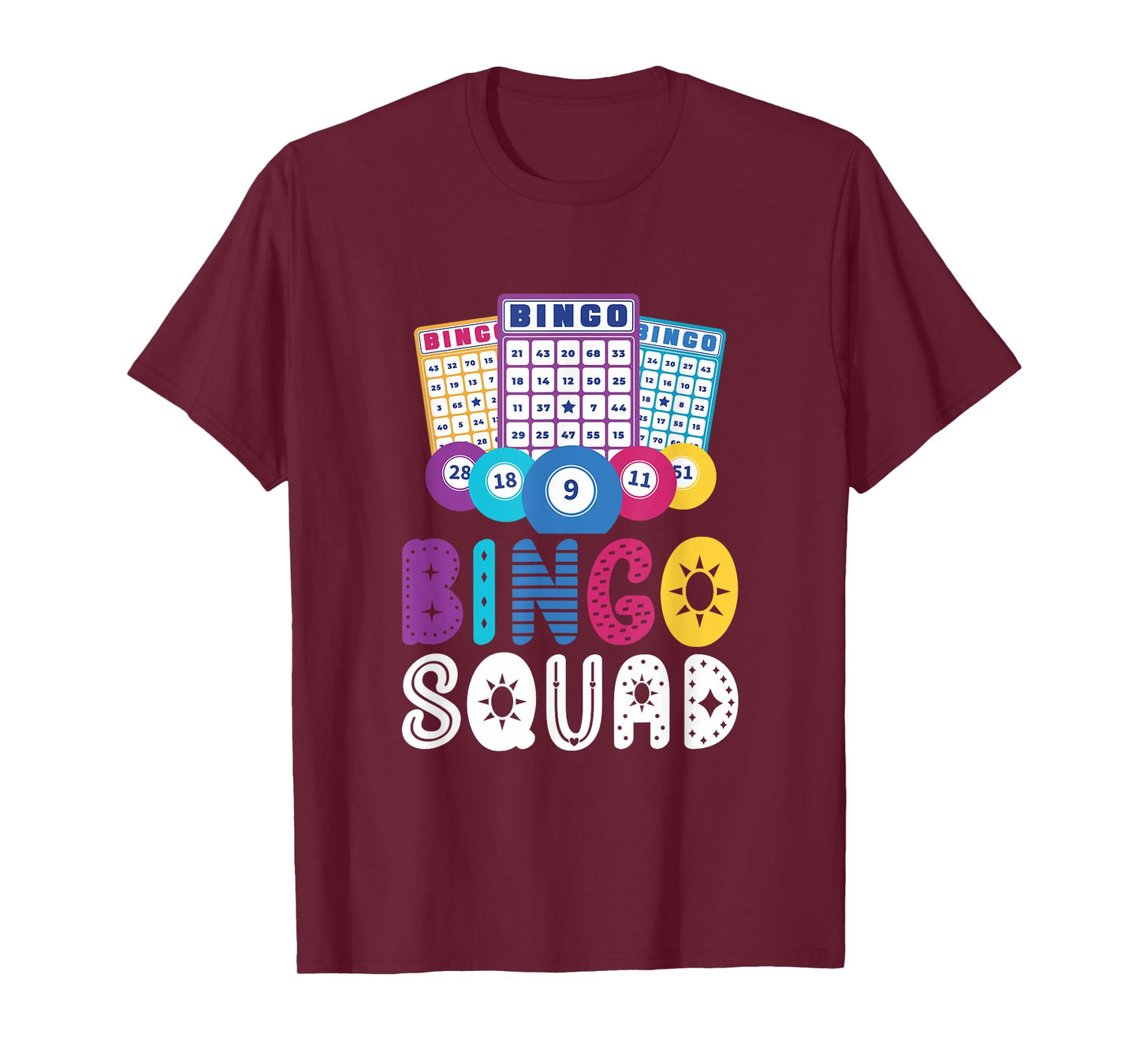 Bingo Squad Game Lover Player Humour T-Shirt