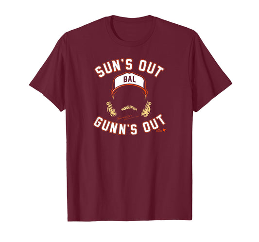 Gunnar Henderson - Sun's Out Gunn's Out - Baltimore Baseball T-Shirt
