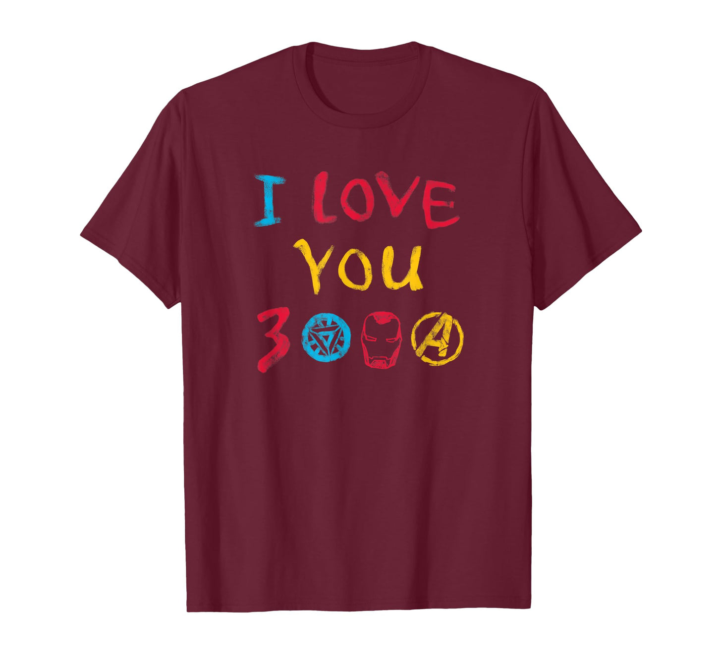 Marvel Avengers: Endgame I Love You 3000 Drawing T-Shirt