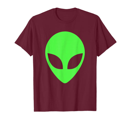 Green Alien Head - Alien T-Shirt