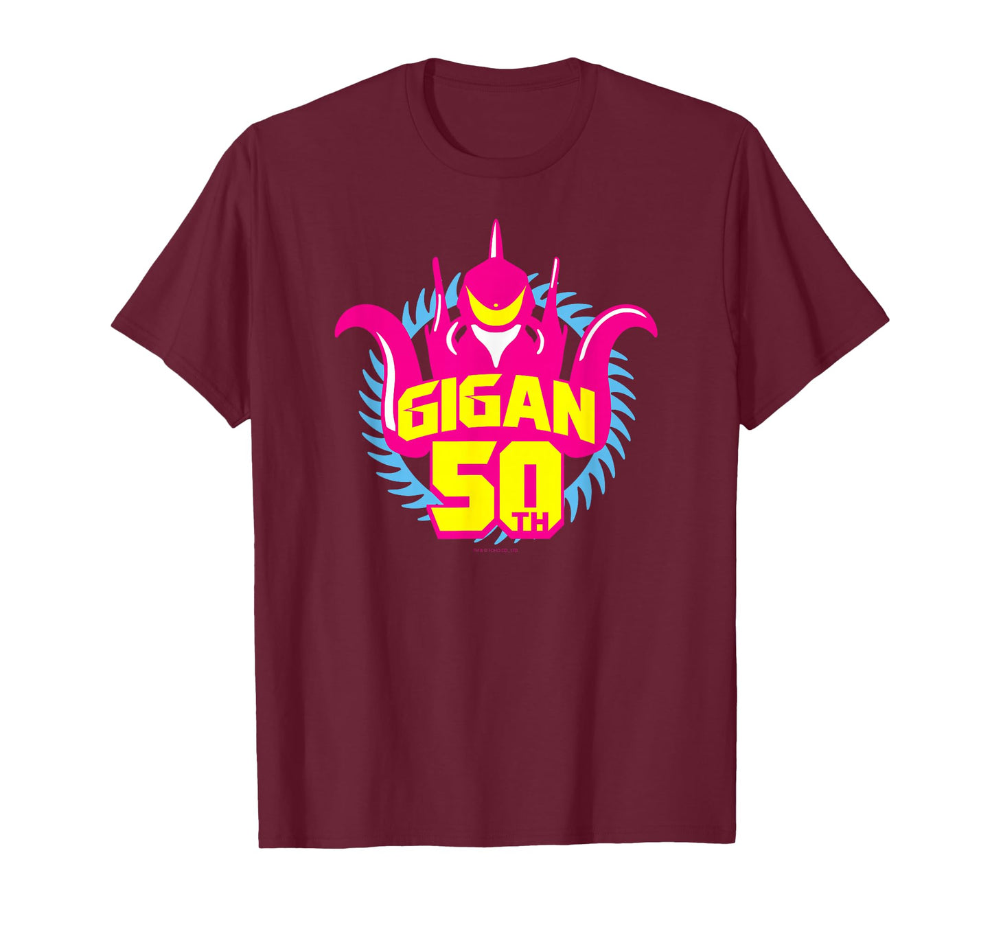 Godzilla Gigan 50th Anniversary Yellow Line Art T-Shirt