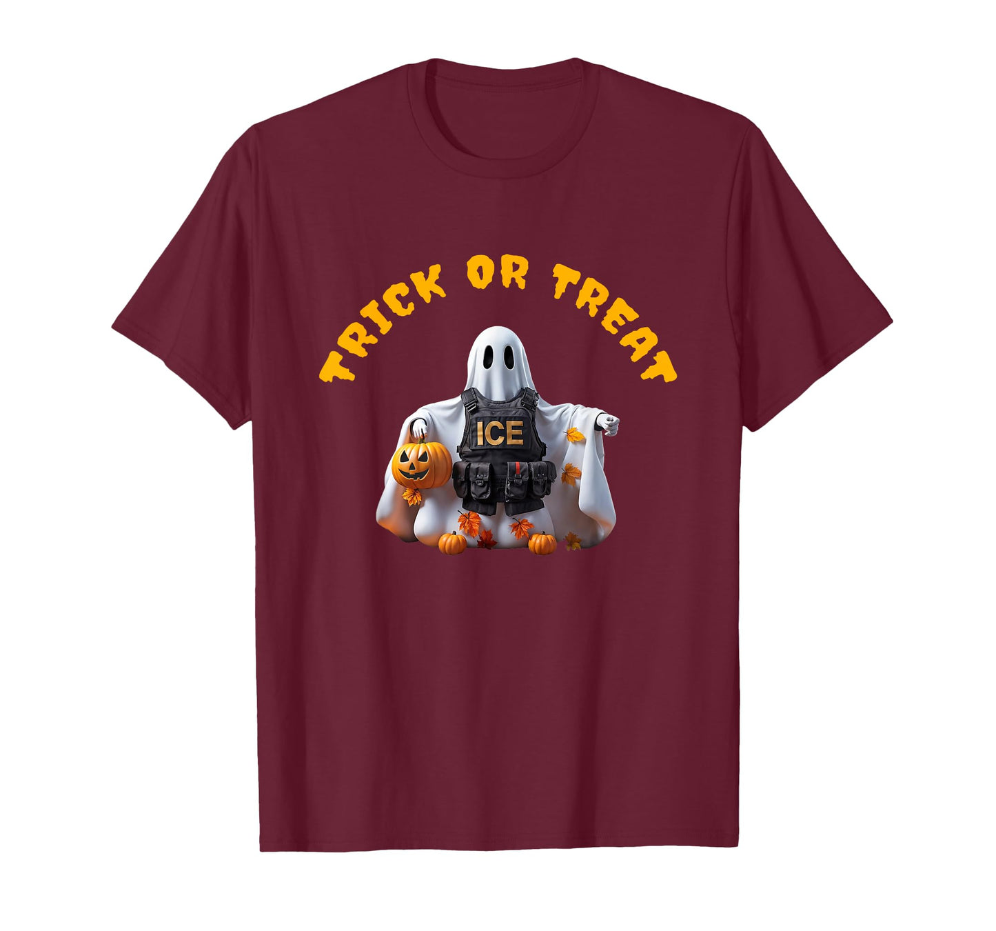 Halloween Ghost Ice Agent T-Shirt