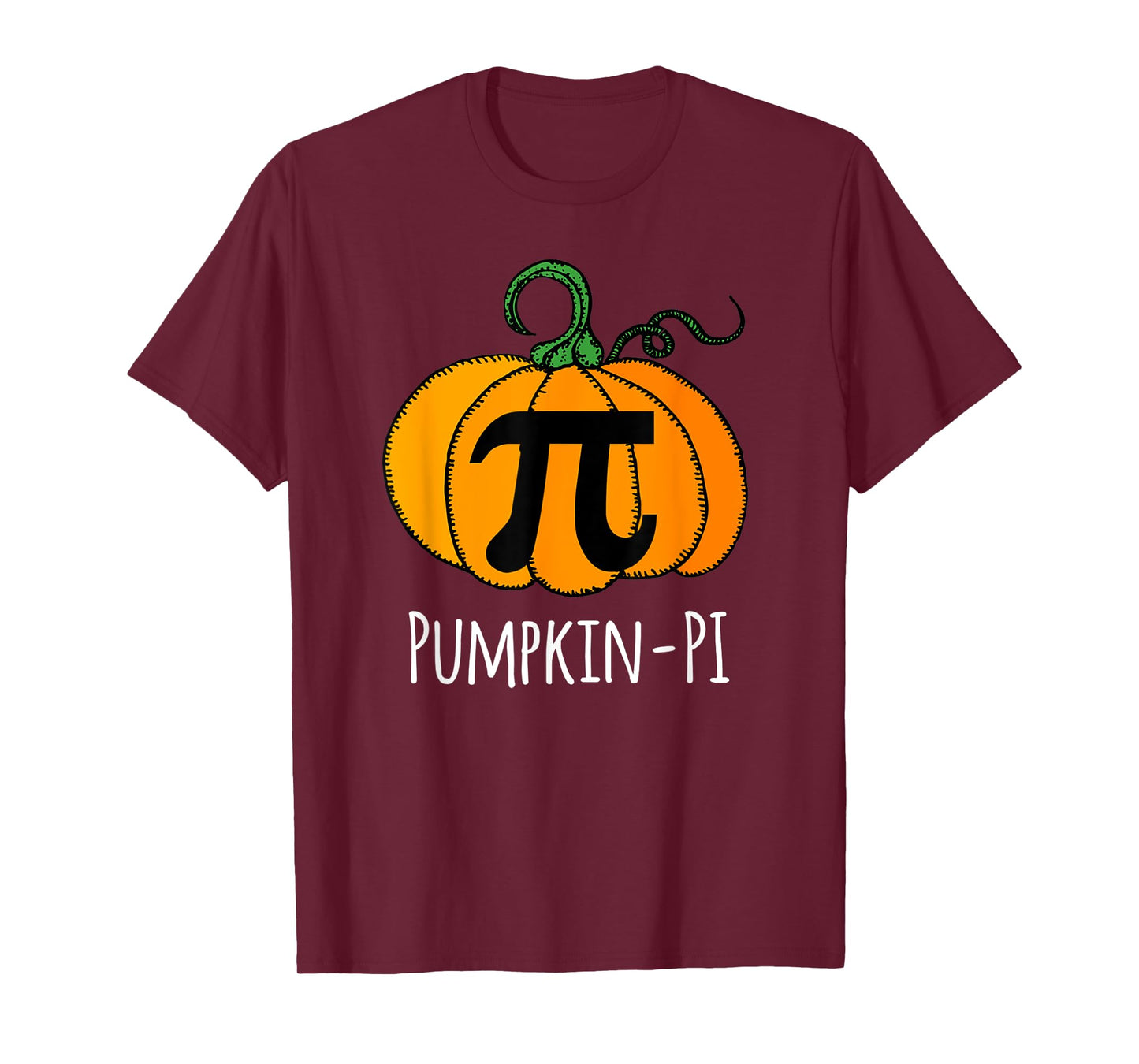 Funny Pumpkin Pi Halloween Costume Math Day Orange T-Shirt
