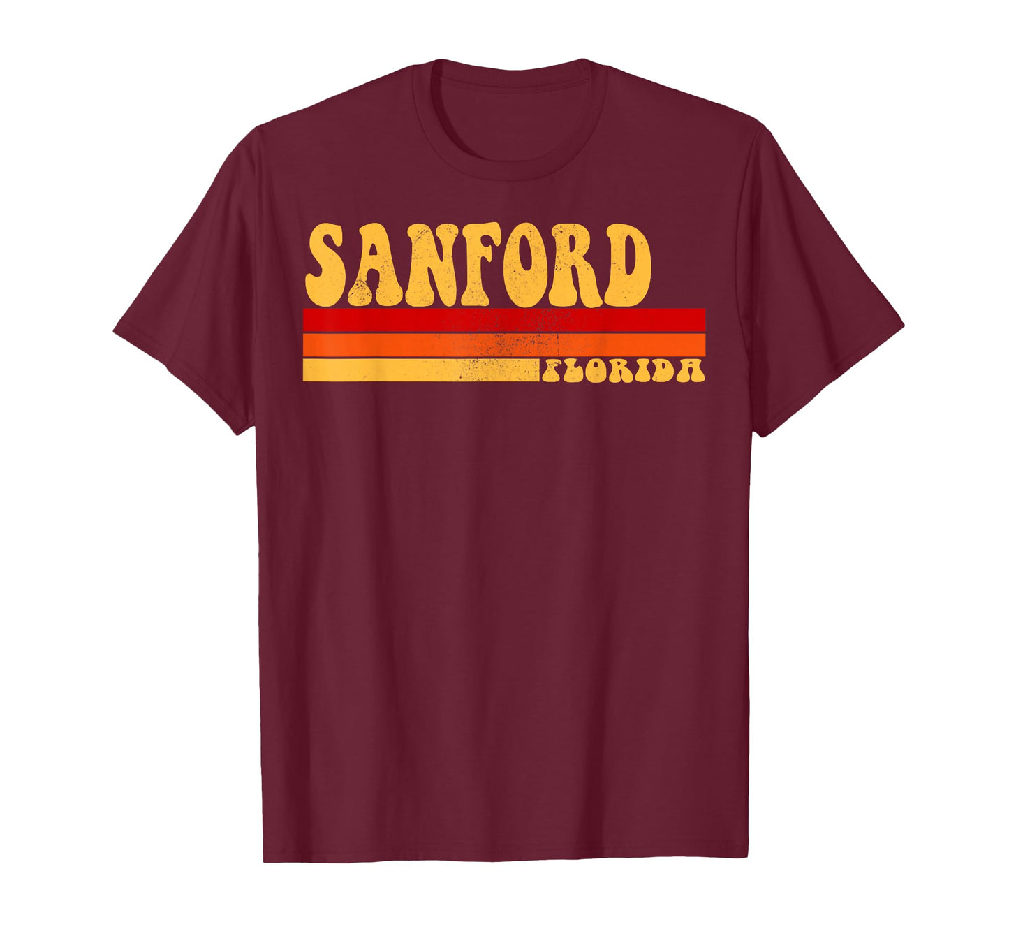 SANFORD Florida City Vintage Roots Retro Design 70s 80s T-Shirt
