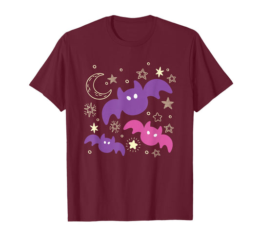 Toddlers Gift Cute Bat Halloween T-Shirt