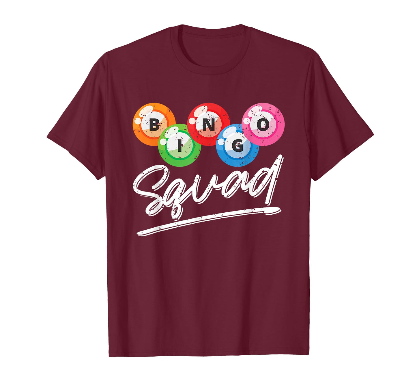 Gambling Bingo Squad Bingo Player Lotto Bingo Caller Bingo T-Shirt