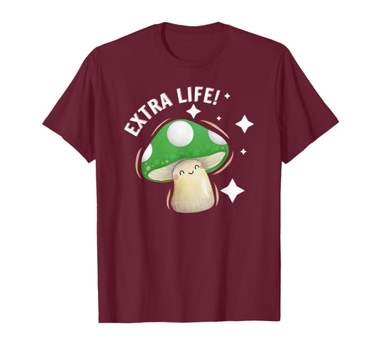 1Up Mushroom for Extra Life Cute Game Easy Family Costume T-Shirt