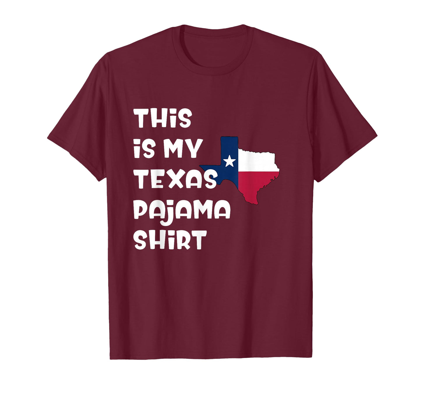 This is My Texas Pajama Shirt Lone Star State Shirt T-Shirt