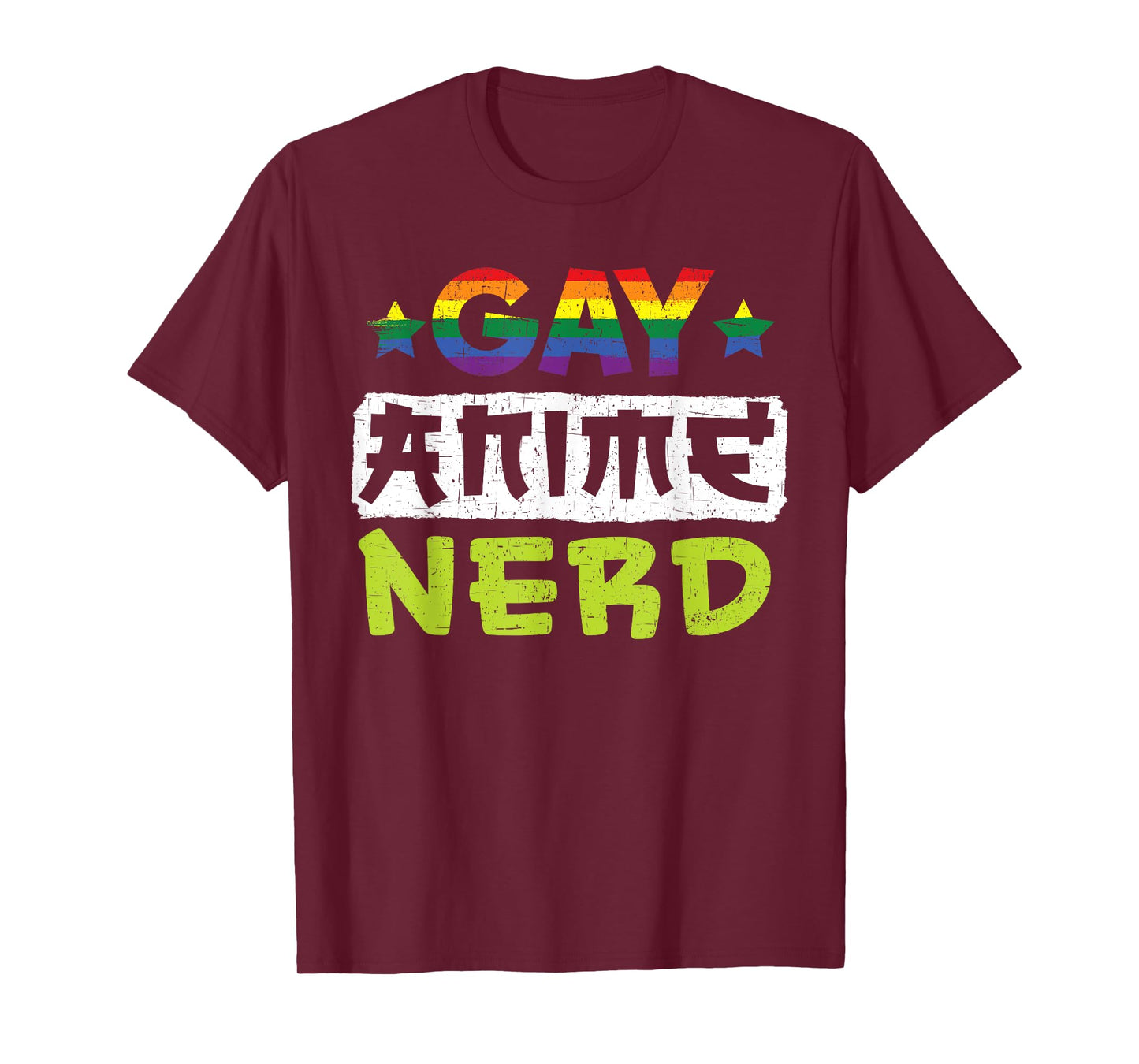 Gay Anime Nerd Manga Reader Otaku Kawaii Lover Animation T-Shirt
