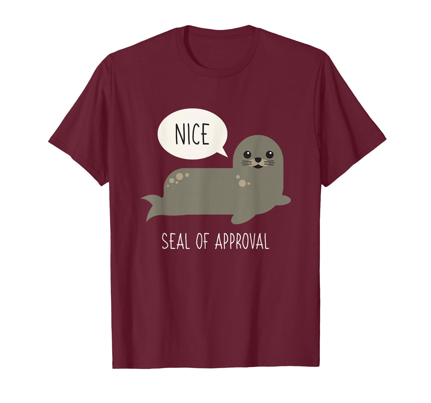 Seal of Approval Funny Animal Pun Tshirt Pun Gifts T Shirt T-Shirt