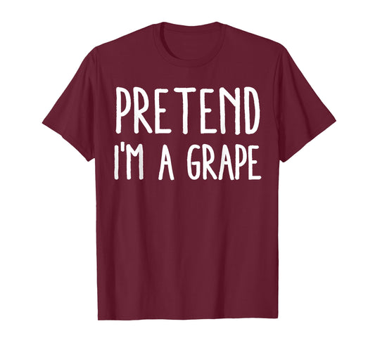 Grapes Fruit Lover Pretend I'm A Grape Halloween T-Shirt