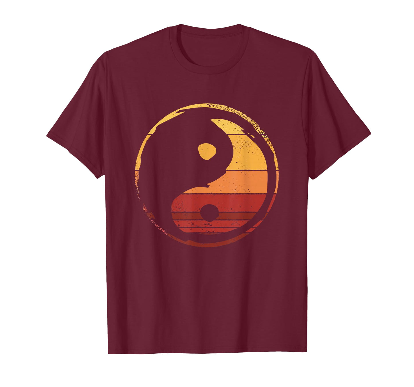 Asia Kawaii Asian Japanese Yin And Yang Retro T-Shirt