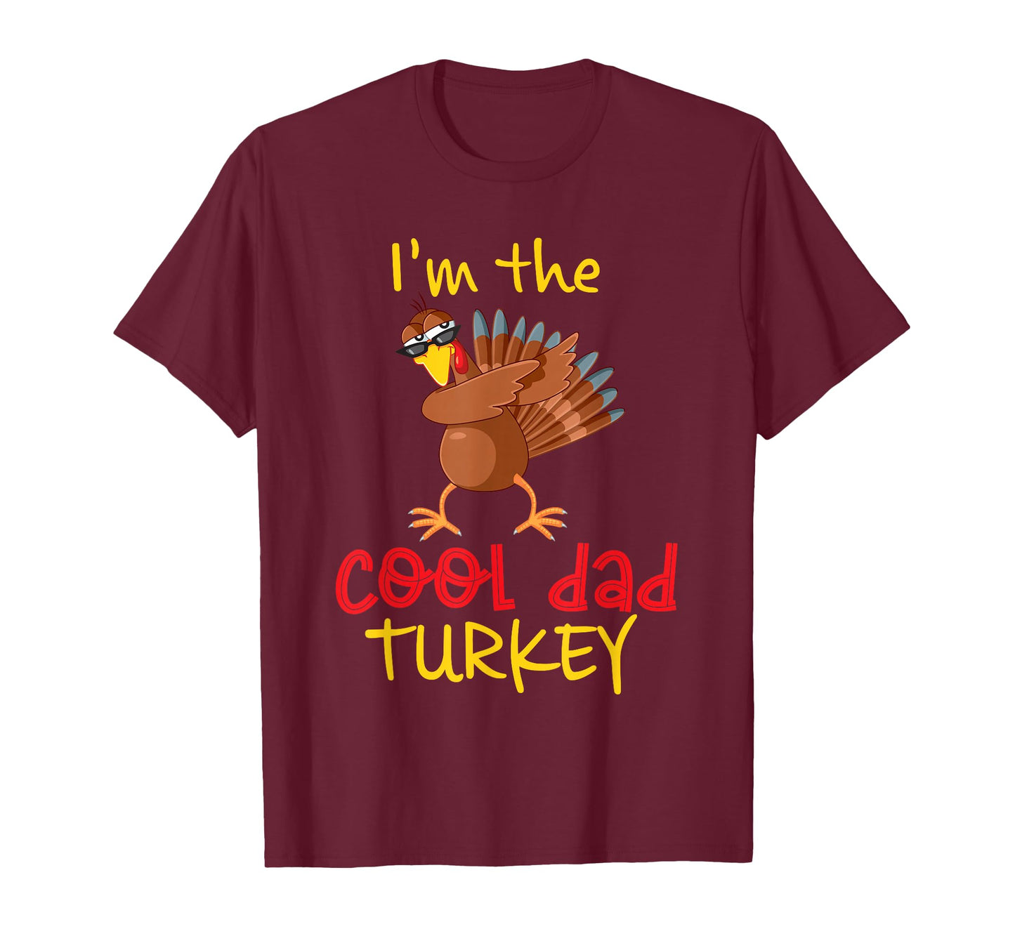 Dad Daddy Turkey Matching Family Group Thanksgiving Party T-Shirt