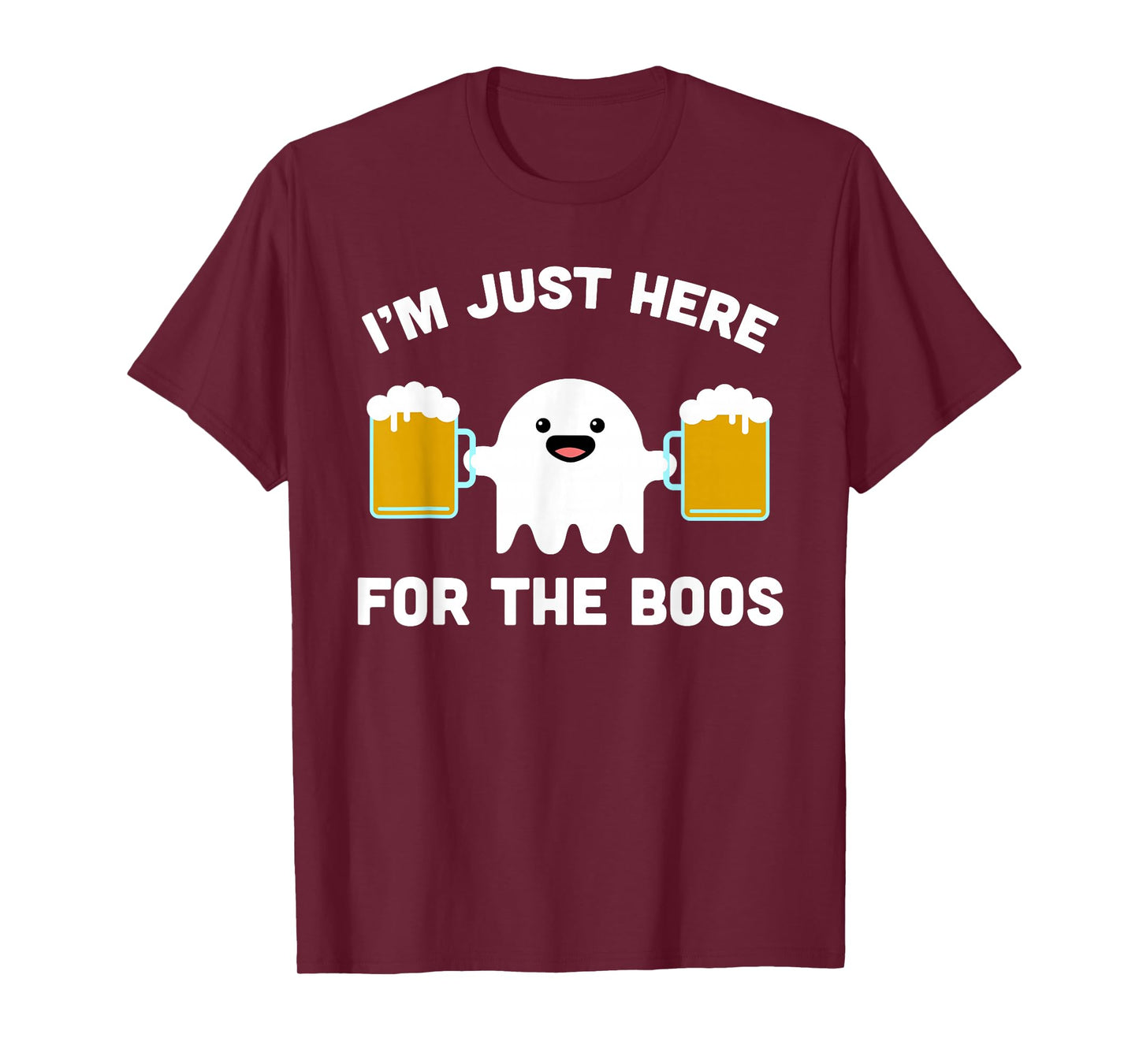 I'm Just Here for the Boos Shirt, Halloween Bartender Tshirt T-Shirt