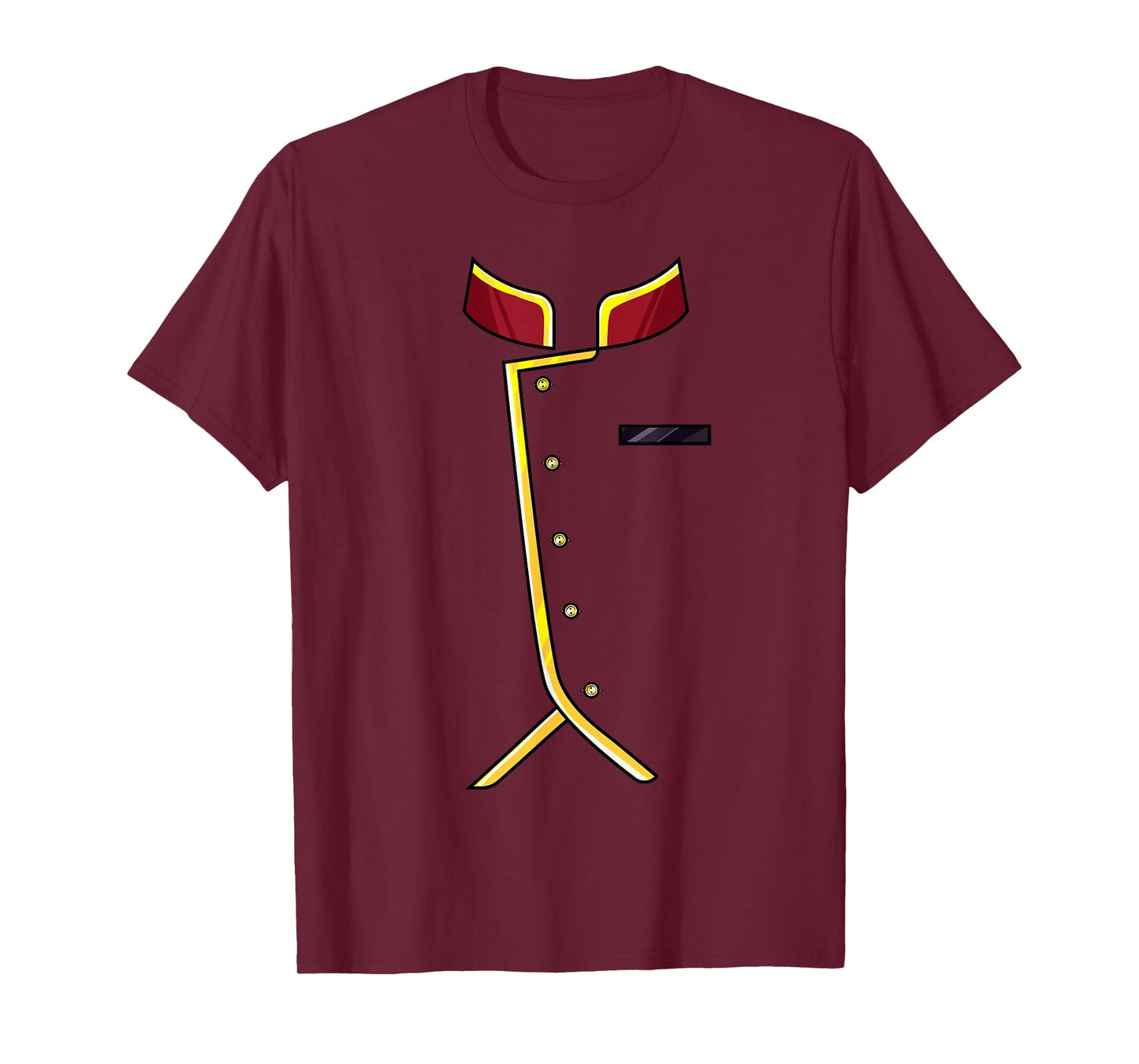 Hotel Bellhop Easy Lazy Funny Halloween Costume Cosplay Red T-Shirt