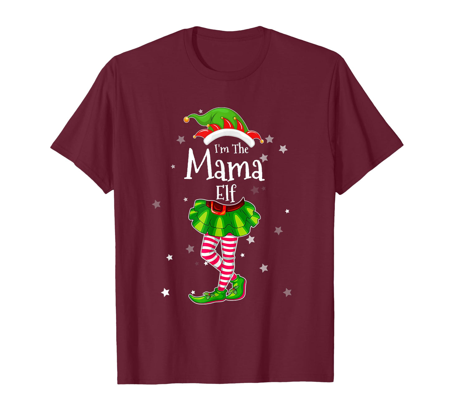 I'm The Mama Elf T-Shirt Matching Christmas Costume 2022 T-Shirt