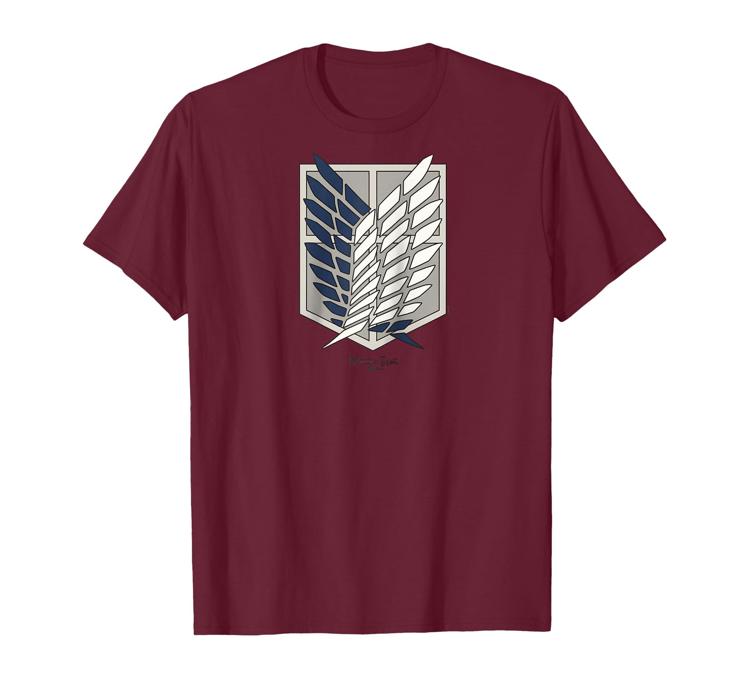 Attack on Titan Scout Regiment Shield AOT Anime Raglan Baseball Tee