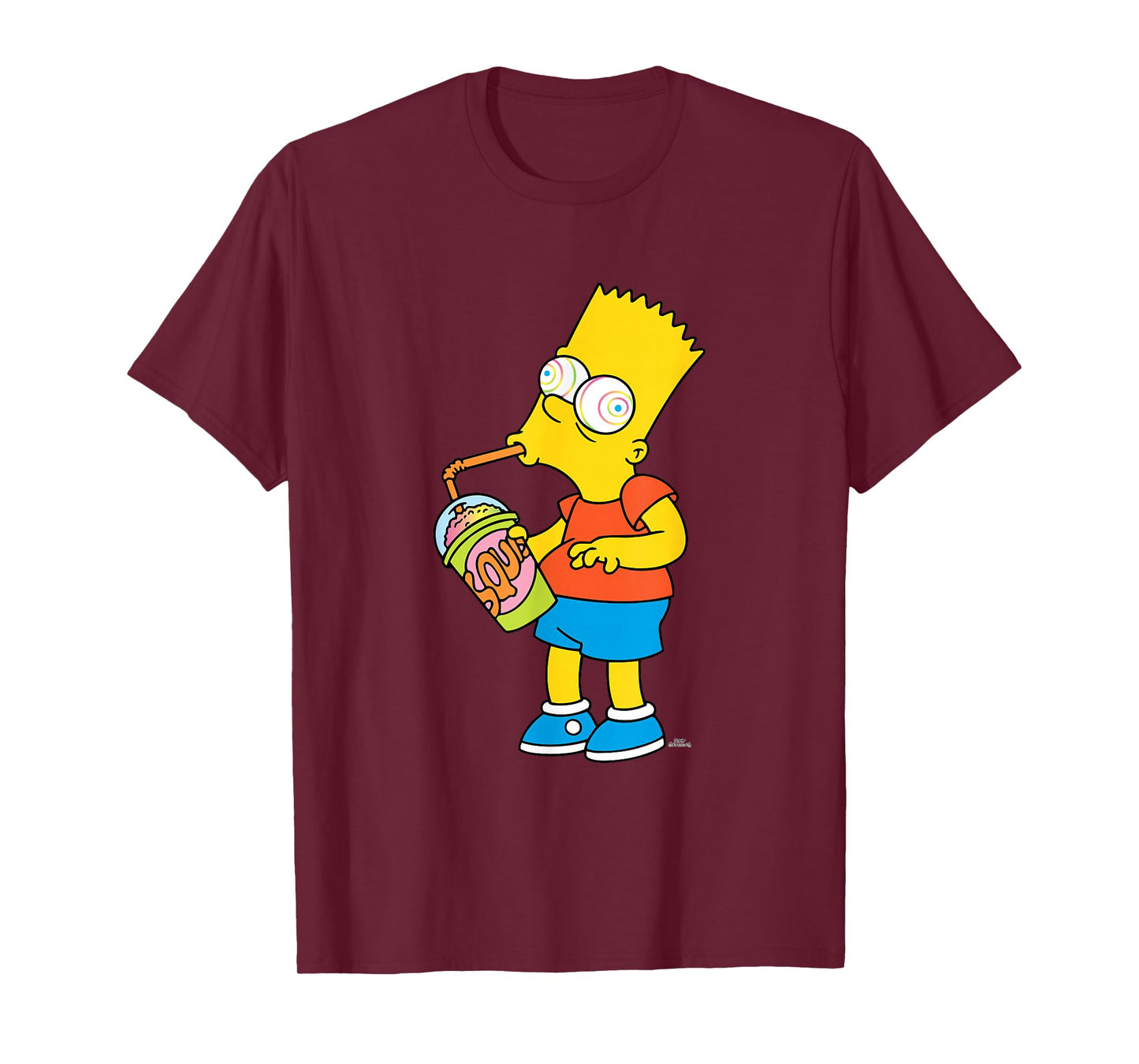 The Simpsons Bart Simpson Squishee Brain Freeze T-Shirt