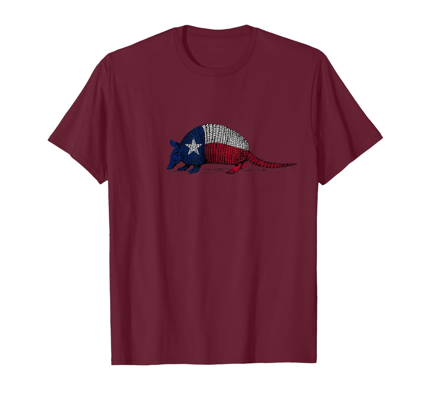 Armadillo Texas Flag T-Shirt T-Shirt