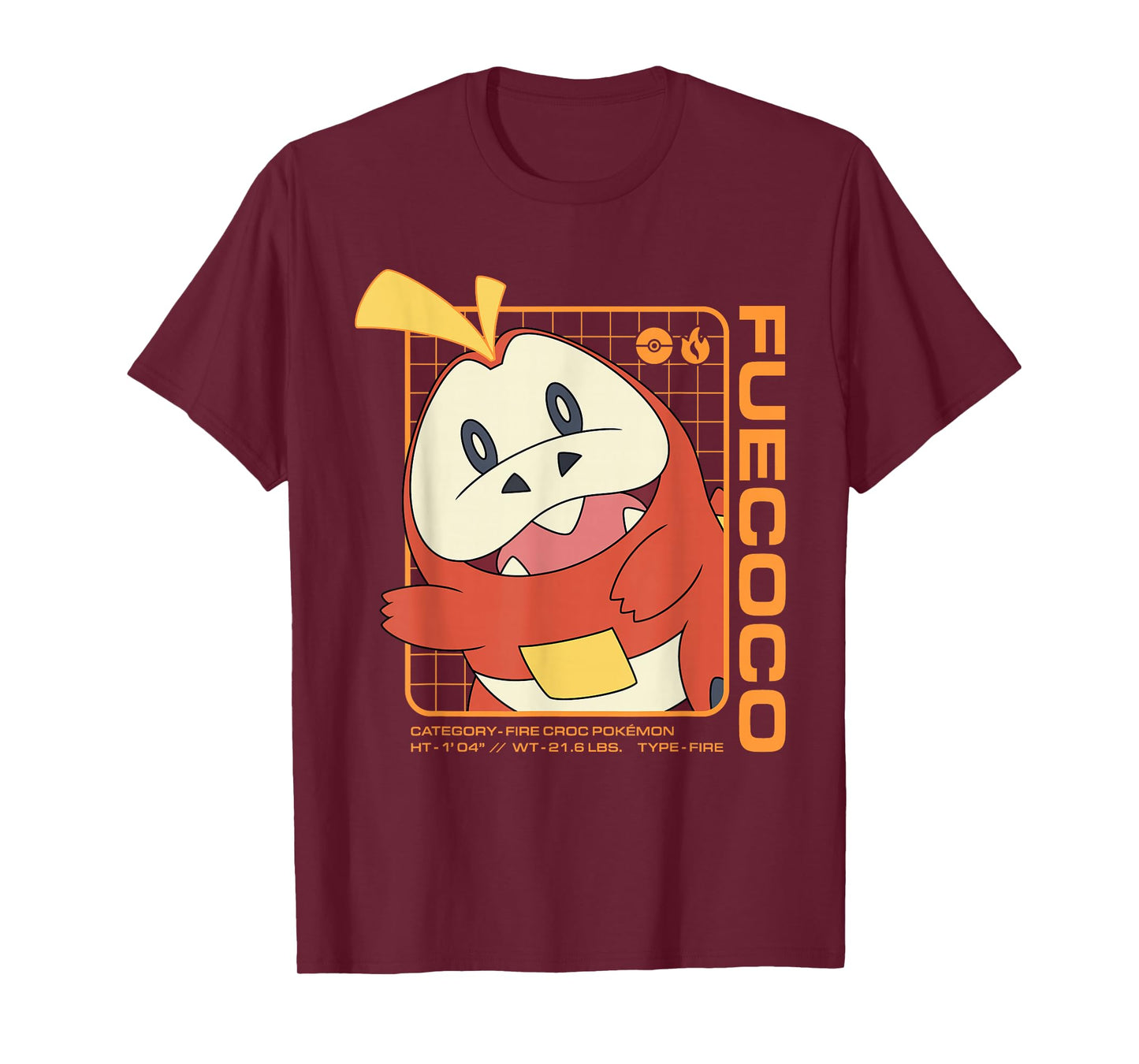 Pokémon - Fuecoco Stats T-Shirt
