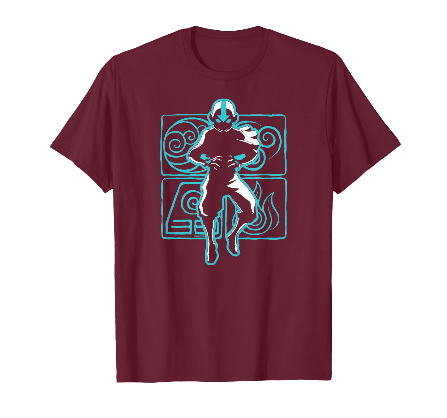Avatar The Last Airbender - Aang Fire Air Earth Water T-Shirt