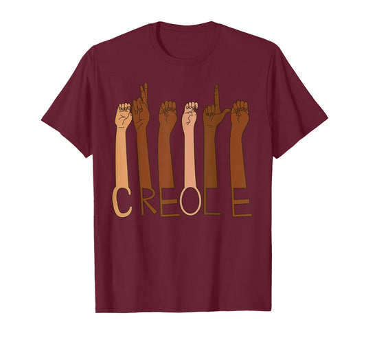 Creole Pride Diversity Inclusive Louisiana New Orleans ASL T-Shirt