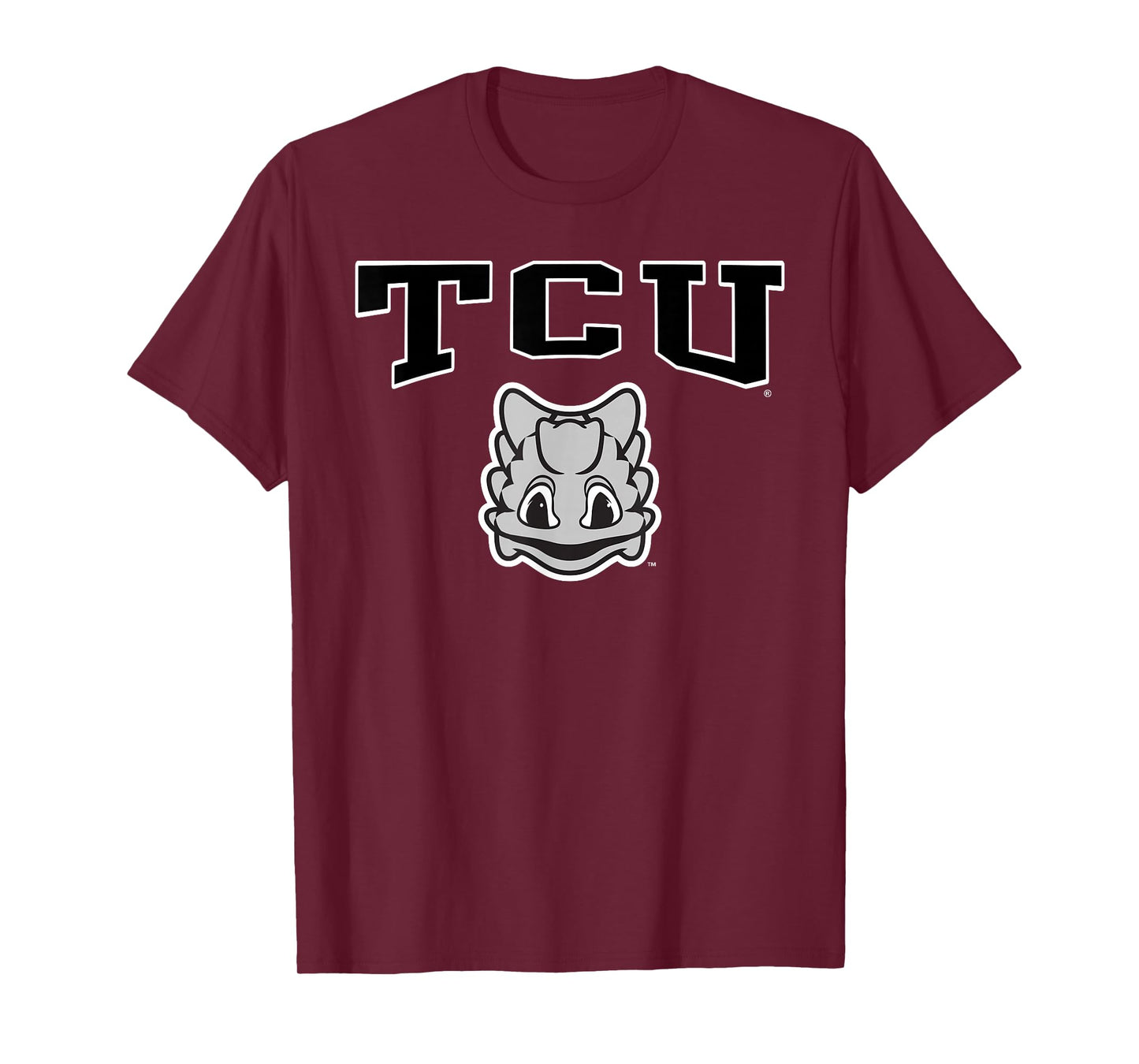 TCU Horned Frogs Mascot Arch Purple Officially Licensed T-Shirt