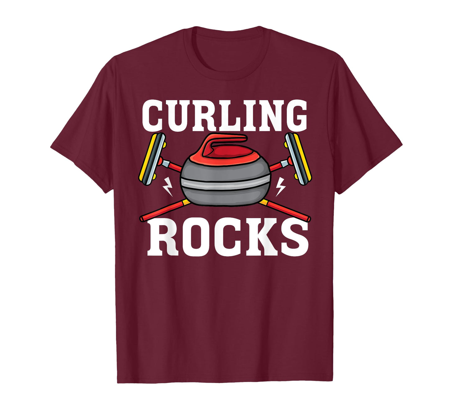 Curling rocks Broom curler Winter ice Sports lover Curling T-Shirt