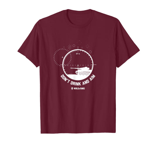 World of Tanks Don't Drink and Aim T-Shirt