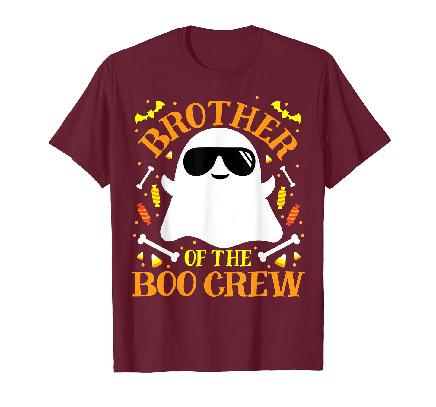 Brother Boo Crew Ghost Matching Family Set Boys Halloween T-Shirt
