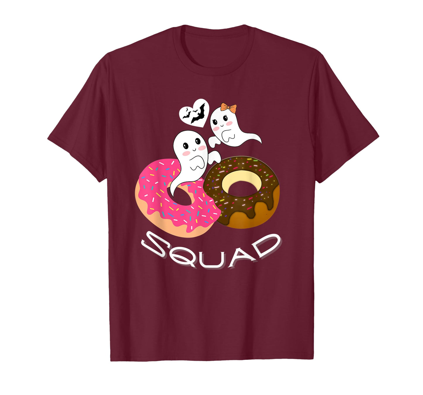 Cute Halloween Donut Squad Boy Girl Party Birthday Lover T-Shirt